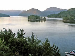 Scenery from Egmont, B.C., where guests are invited to digitally detox - or unplug from their screens - and enjoy nature. (SUPPLIED)