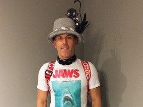Napanee's Joseph Reid in the outfit he'll wear when he runs in the Toronto Marathon on Oct. 22. (Submitted photo)