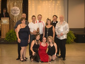 Five couples, consisting of a local 'celebrity' and a more experienced dancer, competed in the 'Dancing with the Stars' dance competition. The evening raised awareness of services available in Huron County, and also functioned as a fundraiser for Victim Services of Huron County. (Photo courtesy of Devin Sturgeon)