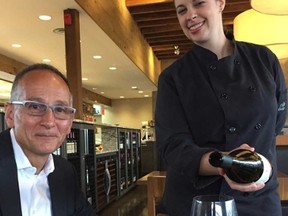 Dolcetto co-owner Dino DiFruscia and head chef Julie Cadogan say collaboration is key to the restaurant?s acclaimed menu, which includes classic Italian dishes ranging from spaghetti to lamb shank and salmon salad. (JOE BELANGER, The London Free Press)