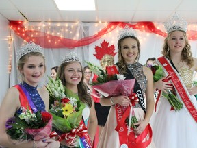 Cochrane contestants did well at the 15th annual Miss Teen Ontario North with both representatives placing in the royal court. Jezabelle Mainville representing Rancourt Lake won Miss Congeniality, Rachael Lemon of Huntsville won 2nd Lady in Waiting, Emilie Ayotte won 1st Lady in Waiting and the new Miss Teen Ontario North is Paige Lachapelle of Ramore.