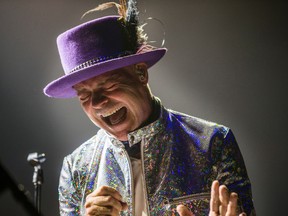 Gord Downie of The Tragically Hip performs in Toronto last August. The Hip frontman died on Tuesday night.
