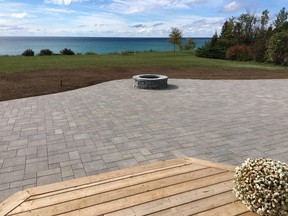 The Bluffs at Huron Clubhouse offers many amenities such as an exercise room, an indoor pool, and a deck/patio with fireplace, overlooking Lake Huron. (Contributed photo)