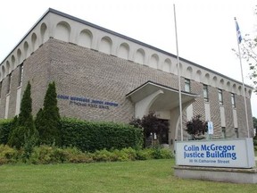 Council voted to put the cost of the demolition of the former Colin McGregor Justice Building at 30 Catharine St. in the 2018 capital budget. (File photo)