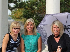 Supplied photo     
Canadian Cancer Society Sudbury Branch presents Girls Take … Rome on Oct. 26. The women-only fundraising event is held at Verdicchios and features food, drinks, entertainment, a silent auction and prizes. Liz Spooner-Young (left), Marie Whitehead, and Sue Lekun have been part of the event committee from the very beginning. Girls Take … Rome tickets are $100, and can be purchased at the Canadian Cancer Society office at 1780 Regent St. South, or by calling 705-670-1234.