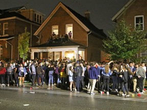 Columnist Ben McLean suggests that Queen's should move its Homecoming weekend to December to cut down on the amount of drinking outdoors. (Steph Crosier/The Whig-Standard)