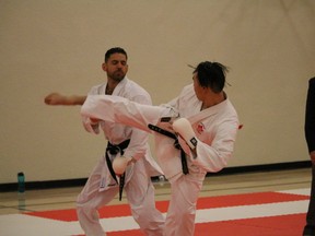 Shotokan Karate practitioners took part in the third annual Parkland Shotokan Karate Association’s open tournament on Oct. 14 in Spruce Grove. - Photo by Keenan Sorokan