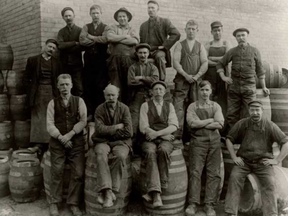 Labatt workers circa 1914. (Contributed/Labatt Brewing Company Collection/Western Libraries)