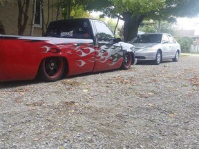 A custom painted truck worth $50,000 has been stolen from an EZT residence. (Submitted photo)