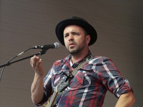 Postmedia Network file photo
Hawksley Workman performs at the Calgary Folk Music Festival at Prince's Island in Calgary, Ab., on Friday, July 24, 2015.