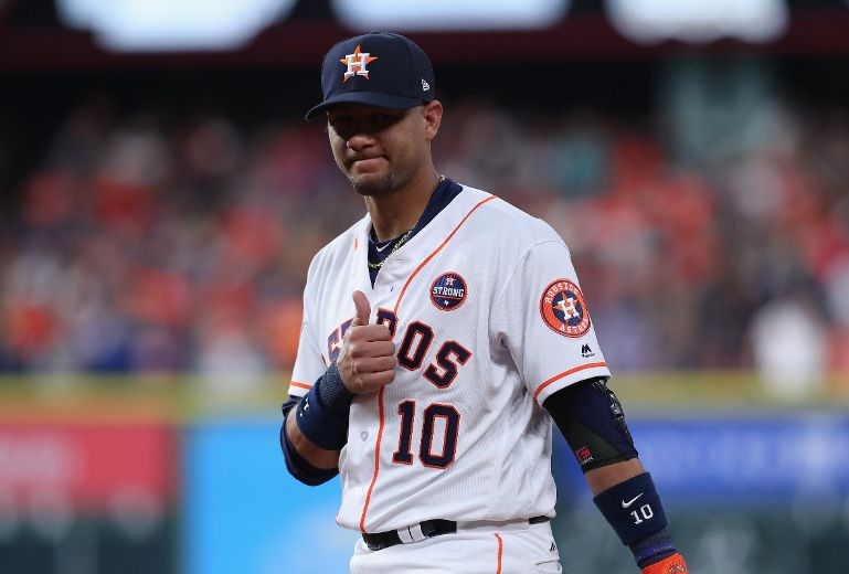 Astros' Yuli Gurriel apologizes for racist gesture after homer off Dodgers'  Yu Darvish – San Bernardino Sun