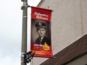 Banners installed on lamp posts last week commemorate loved ones from our community that have served in the great wars. Most of the banners hanging throughout Clinton display the family names of residents who still call Central Huron home.