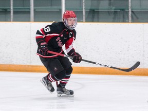 Jordon Cannons of the Picton Pirates has been named Provincial Junior Hockey League Tod Division player of the month for September/October. (Tim Gordanier/The Whig-Standard)