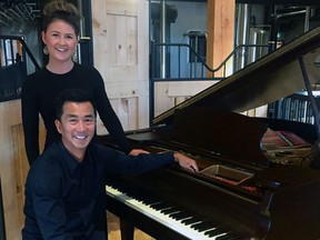 Kathryn Peach with musical partner Scott Chow will be performing a Christmas concert at Blyth Memorial Hall on Sunday, December 17 at 3pm. (Photo courtesy of Kathryn Peach)