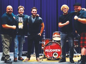 Pictured are members of the Celtic rock band MUDMEN, who performed at the Max Centre in Drayton Valley on October 13.