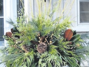 Workshops to learn how to make Christmas wreaths and urns can also be a social experience.