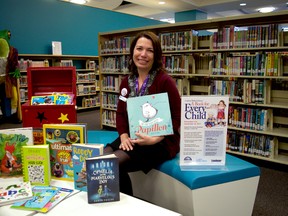 Lisa Manax Skikos, the London Public Library’s co-ordinator of children and youth services, is collecting books and cash donations for this year’s A Book For Every Child campaign. In partnership with local social service agencies, the library is hoping as many children in London as possible have a book to read on Christmas. (CHRIS MONTANINI, Londoner)