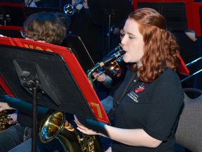 Katie Labelle on saxophone. (Photo supplied)