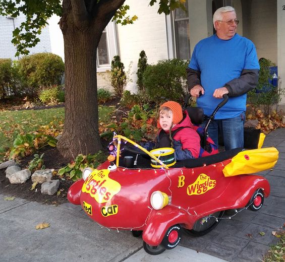 Halloween costumes wouldn't fit his son's wheelchair. Now he