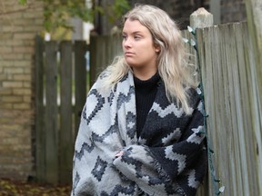 Western University student Hannah Crossgrove, 20, filed a complaint with police after she says an Uber driver harassed her and showed up at her London home. (DALE CARRUTHERS, The London Free Press)