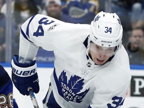 Auston Matthews of the Toronto Maple Leafs. (JEFF ROBERSON/AP)