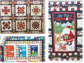 Quilts of all shapes and sizes and for all seasons will be available for sale at Stitches & Dreams in downtown Drayton Valley from November 16 to 18 when  proceeds of the sales will go toward the local food bank.