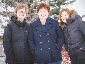 Pictured (l. to r.) are Eagle Point Blue Rapids Parks Council Staff: Bev Broks, Sandra Bannard, and Kathy Schwengler.