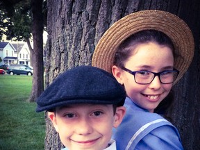 Corson Fraleigh and Klare Rumble are appearing as Michael and Jane Banks in Theatre Kent's production of Mary Poppins at the Kiwanis Theatre, Nov. 16 to 18.