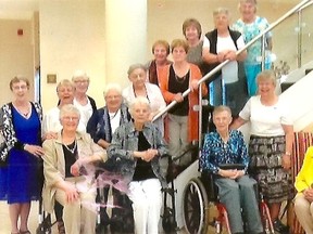 Members of St. Thomas-Elgin General Hospital's Class of '57 of registered nurses gathered recently for a 60th anniversary reunion. (Contributed photo)