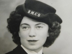 Margaret Johnson served her country during WWII when she joined the Navy. She left home in Alberta, and travelled across Canada, where she was based in Cornwallis, Nova Scotia. (Contributed photo)