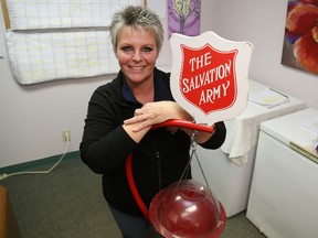 Jason Miller/The Intelligencer
Debbie Scott, volunteer co-ordinator with the Salvation Army, says the agency is short volunteers for this year’s Christmas Kettle Campaign.