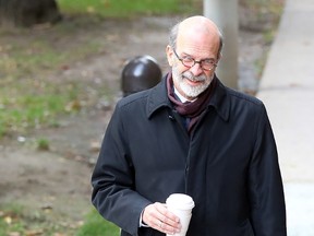 David Livingston, former deputy chief of staff to ex-Ontario premier Dalton McGuinty, arrives at court in Toronto on Tuesday, Nov. 7, 2017. (THE CANADIAN PRESS/Colin Perkel)