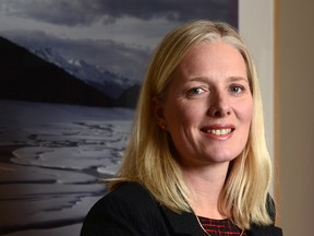 Minister of Environment and Climate Change Catherine McKenna poses for a photo in her office on Parliament Hill in Ottawa on Tuesday Nov. 7, 2017. (THE CANADIAN PRESS/Sean Kilpatrick)