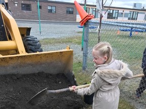 Ecole St-Dominique in Sudbury made improvements to their school yard thanks to funding from the Ministry of Education's Elementary School Playground Space Enhancement program. Supplied photo