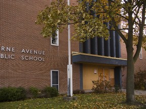 Closed schools, such as Lorne Avenue elementary school, are often appropriate sites for infill housing and neighbourhood parks, say experts. (Mike Hensen/The London Free Press)