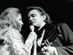 June Carter Cash and her husband Johnny Cash.