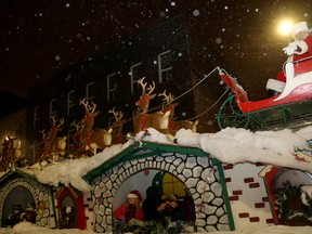 Intelligencer file photo
Santa makes his way through downtown during the Belleville Santa Claus parade on Sunday, November 20, 2016. Santa returns to the city on Sunday as the annual parade is set to begin at 4:30 p.m.