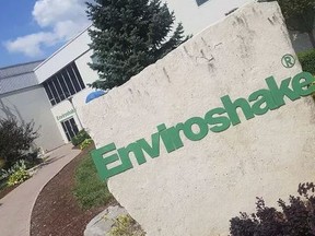 Enviroshake is not going anywhere. The Chatham company in August was set to close and have its production move to Michigan, but that's since changed. There is new ownership, and sales in October were exceptionally strong.