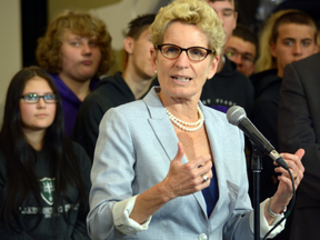 Premier Kathleen Wynne