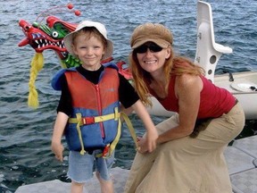 Ryan Alexander Lovett is shown with his mother Tamara Lovett in this undated handout image provide by the child's father Brian Jerome from his Facebook page.