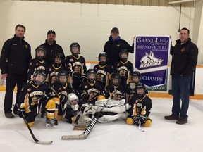 The Mitchell Novice LL 2 team captured a tournament in Hensall this past weekend. SUBMITTED