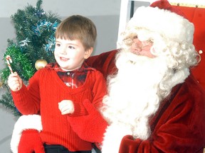 Three-year-old Troy Pellerin told Santa he wanted toy dinosaurs at a Knights of Pythias breakfast with Santa event in Wallaceburg on Nov. 18. A few hours later, the youngster received his request because of an elaborate program that was almost a year in the making.