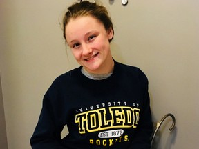 Madison Broad, a student at Ursuline College Chatham, has signed a scholarship offer to swim at the University of Toledo. Broad plans on joining the Rockets in 2019.