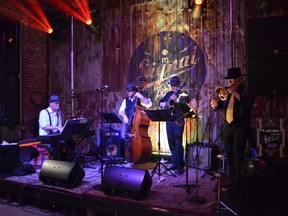Submitted photo
Gatsby performs during the Bootlegger’s Bash at Signal Brewery. The United Way event raised $31,621.55 this past weekend.
