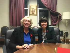 Sarnia-Lambton MP Marilyn Gladu (Shadow Minister of Health, Official Opposition) met with Health Minister Ginette Petitpas Taylor. The two discussed the Community Health Study among numerous other health-related topics.
Handout/Sarnia This Week