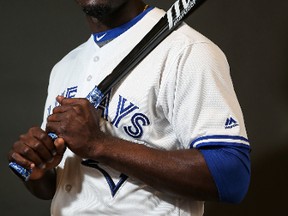 Anthony Alford, who played with the Toronto Blue Jays last season, is joining a lineup of other sports stars for the 40th annual St. Thomas Sports Spectacular in January. (Mike Stobe/Getty Images)