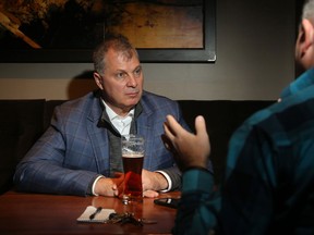 CFL commissioner Randy Ambrosie sits down for a beer and a Q&A with Tim Baines (POSTMEDIA)