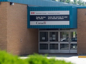 Public Service Pay Centre is shown in Miramichi, N.B. (File photo)