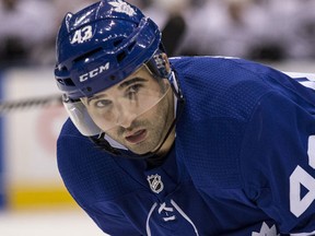 Toronto Maple Leafs centre Nazem Kadri against the L.A. Kings on Oct. 23, 2017 (POSTMEDIA)