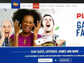 A screen image from the OLG website is shown in this Friday Nov. 24, 2017 photo. Ontario's gambling agency could soon allow online novelty bets to be placed on different scenarios. THE CANADIAN PRESS